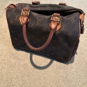 Louis Vuitton Monogram Canvas Duffel Bag in Brown and Tan Date Code SD2028